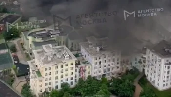 Пожарные ликвидировали открытое горение в торговом центре в Красногорске