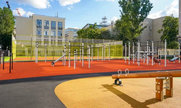 Спортивно-игровой кластер создали в Озерковском переулке в Замоскворечье Спортивно-игровой кластер создали в Озерковском переулке в Замоскворечье