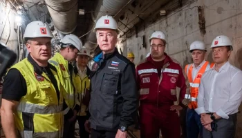 Сергей Собянин: Станцию «Достоевская» Кольцевой линии строят горным способом