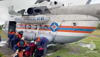 Тела 17 человек найдены на месте крушения вертолета Ми-8 на Камчатке