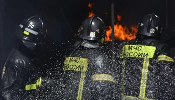 Пожар произошел в центре Москвы
