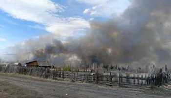 Пожар в Вихоревке Иркутской области локализован