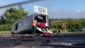 Причиной массового ДТП под Рязанью стал выезд автобуса на встречную полосу