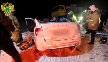 Четыре человека погибли в результате ДТП с "КамАЗом" в Башкирии