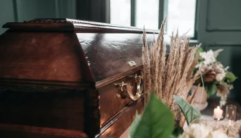 Гроб с оторванной крышкой нашли у дороги в лесном массиве Серпухова