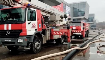 Открытое горение ликвидировано в "Крокус Сити Холле"