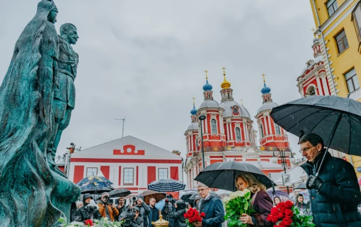 Собянин: Открыт памятник великому князю Сергею и княгине Елизавете Романовым