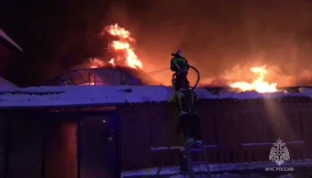 Пожарные локализовали возгорание на рынке в Сергиевом Посаде