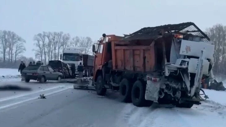 Десять человек пострадали в ДТП в Алтайском крае