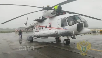 В Калининграде начали проверку после жесткой посадки вертолета Ми-8