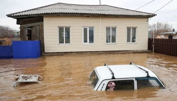 Уровень реки Урал у Оренбурга за сутки вырос до 872 см