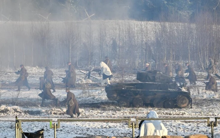 В Москве провели масштабную историческую реконструкцию событий 1941 года