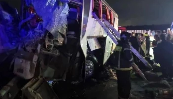 СМИ: Водитель разбившегося по пути из Грузии автобуса вышел в рейс вместо отца