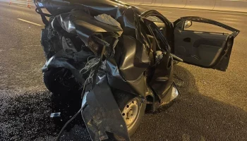 Сдававший назад на МКАД водитель спровоцировал аварию и погиб
