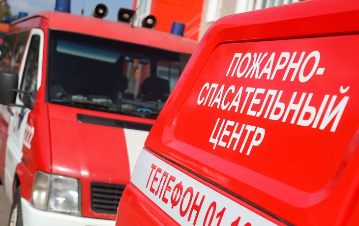 Пожар произошел на электростанции в Подольске