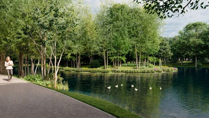 Реабилитация Верхнего и Нижнего Кузьминских прудов началась на юго-востоке Москвы