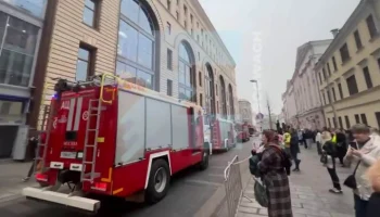 В Центральном детском магазине в Москве произошел пожар