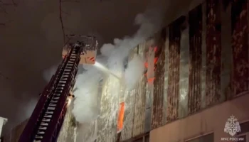 Пожар на юге Москвы полностью ликвидирован