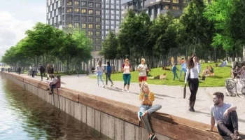 Набережную на территории бывшей промзоны "Южный порт" расширят в 1,5 раза