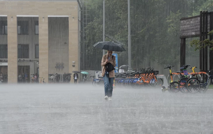 Дождь с грозой ожидаются 7 августа в Москве до конца дня Дождь с грозой ожидаются 7 августа в Москве до конца дня