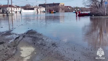 Уровень воды в Урале под Оренбургом вырос на 32 см за ночь