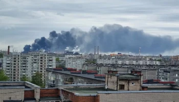 Цех "Северстали" загорелся в Череповце