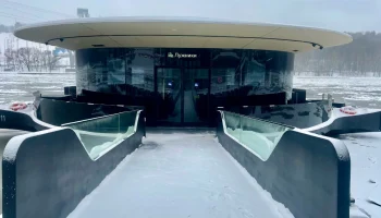 Причал Лужники будущего четвертого маршрута электросудов установили в Москве