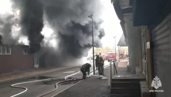 Пожар на рынке в подмосковном Ногинске полностью ликвидирован