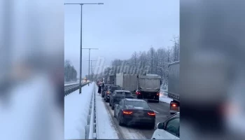 Четыре человека погибли в результате столкновения 30 машин в Новгородской области
