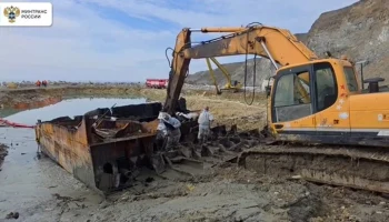 На Кубани завершены работы по разделке кормовой части танкера "Волгонефть-239"