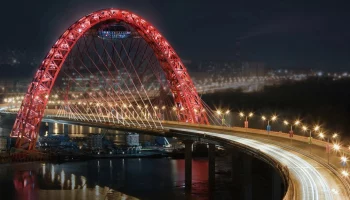Мост на северо-западе Москвы оборудуют архитектурно-художественной подсветкой