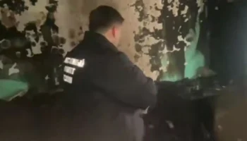 СК показал видео с места сгоревшего хостела в Балашихе СК показал видео с места сгоревшего хостела в Балашихе