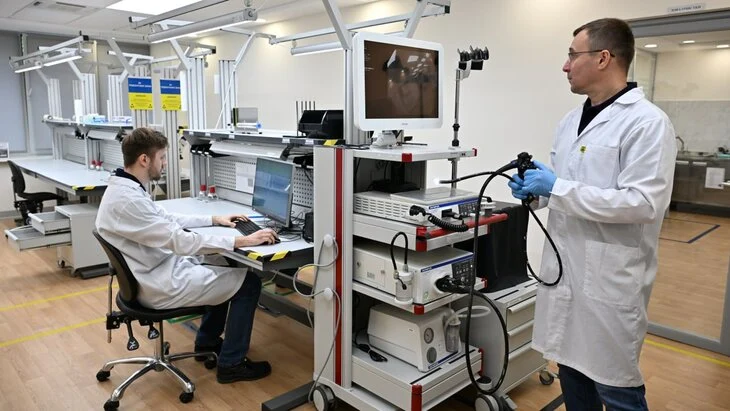 Собянин и Мурашко открыли Московский медицинский техноцентр Собянин и Мурашко открыли Московский медицинский техноцентр