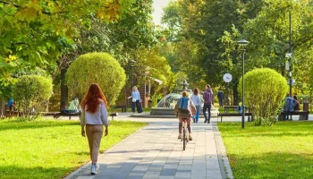 Велопешеходный маршрут появится в парковой зоне района Ростокино