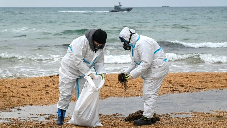 Ущерб экологии от крушения танкеров в Черном море составил 84,9 млрд руб