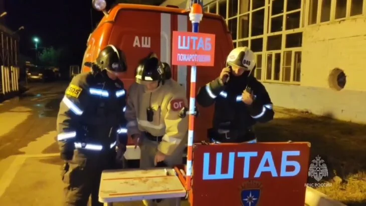 Открытое горение ликвидировано на складе в Тульской области Открытое горение ликвидировано на складе в Тульской области