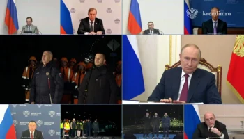 Путин по видеосвязи открыл новые дорожные объекты в Татарстане и Карелии