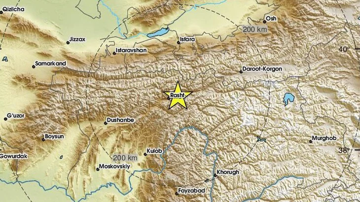 В результате землетрясения на востоке Таджикистана разрушены 17 домов