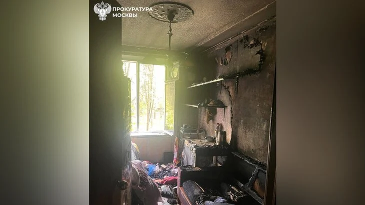 Пожилая женщина погибла при пожаре в квартире на западе Москвы Пожилая женщина погибла при пожаре в квартире на западе Москвы