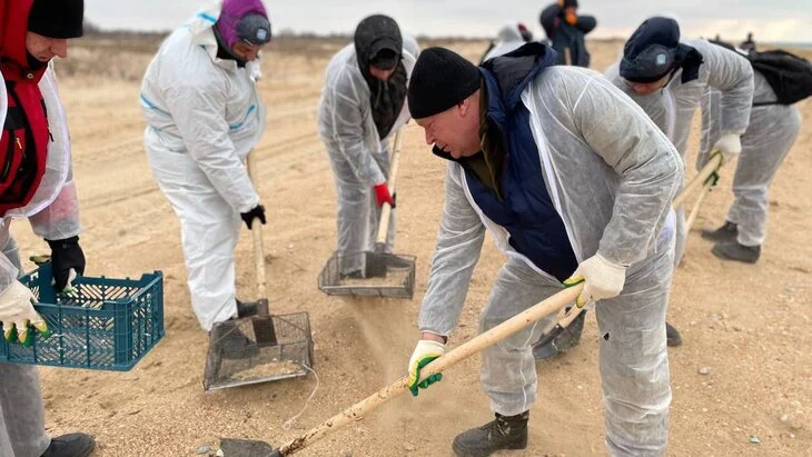 Работа волонтеров по очистке пляжей в Анапе приостановлена из-за непогоды Работа волонтеров по очистке пляжей в Анапе приостановлена из-за непогоды