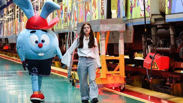 Тематический поезд с героями мультсериалов запустили в столичном метро