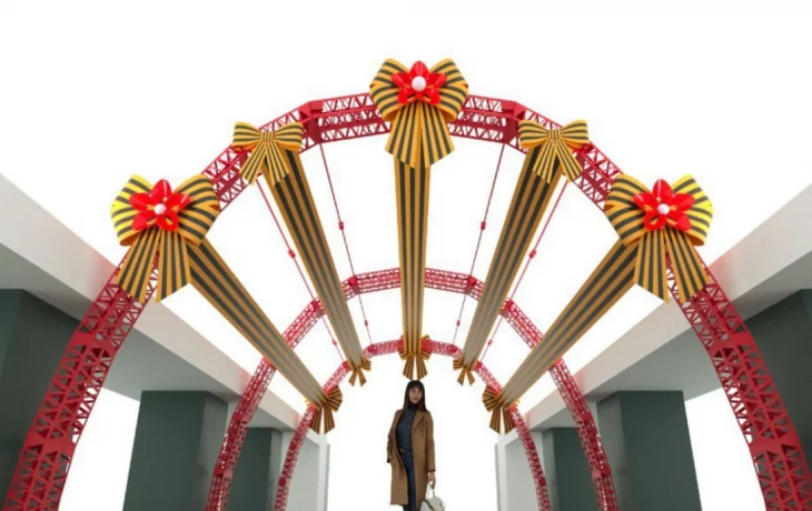Потолочный свод станции метро «Трубная» украсят ко Дню Победы