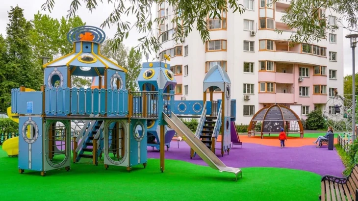 Собянин: В Москве создают новые игровые и развивающие площадки для детей Собянин: В Москве создают новые игровые и развивающие площадки для детей