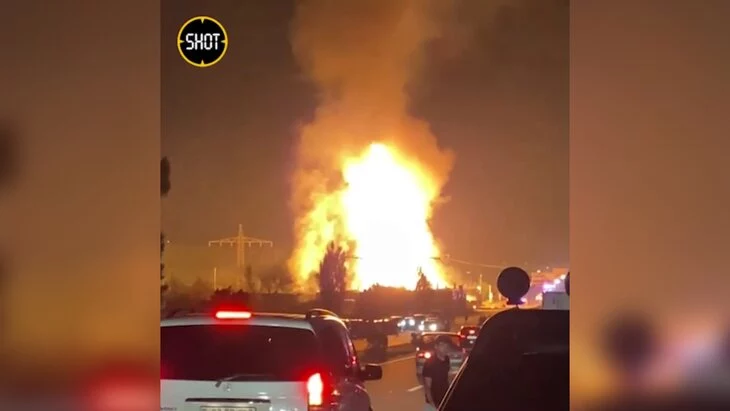 Газозаправочная станция взорвалась около Еревана Газозаправочная станция взорвалась около Еревана