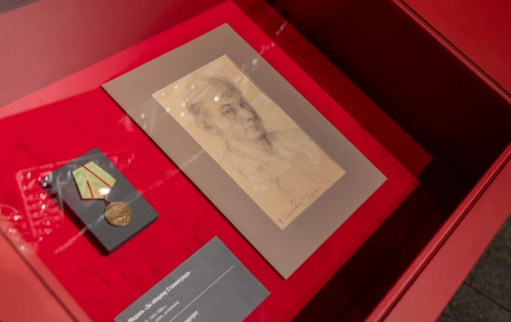 Автопортрет участника Сталинградской битвы впервые покажут в Музее Победы Автопортрет участника Сталинградской битвы впервые покажут в Музее Победы