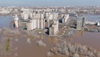 Уровень воды в Урале у Оренбурга не увеличивался последние 10 часов