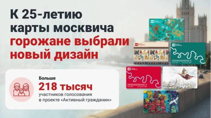 Сергей Собянин: «Активные граждане» выбрали новый дизайн карты москвича