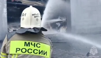 Открытое горение на складе Ростова-на-Дону ликвидировано