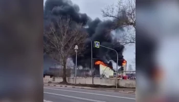 Второй украинский беспилотник попал в склад в Курской области