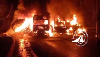 Один человек погиб при столкновении двух грузовиков на трассе Москва &ndash; Челябинск